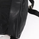 Salvatore Ferragamo Gancini Backpack Nylon Black Silver Auth 155204-15