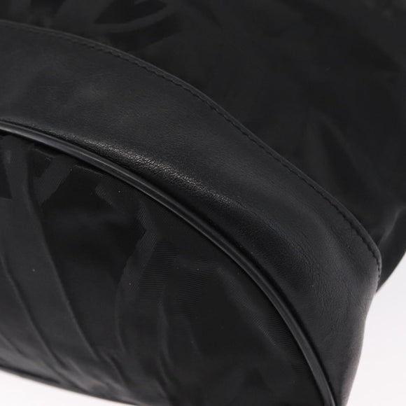 Salvatore Ferragamo Gancini Backpack Nylon Black Silver Auth 155204