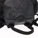 Salvatore Ferragamo Gancini Backpack Nylon Black Silver Auth 155204-6