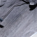 PRADA Tote Bag Leather Black Silver Auth 155205-14