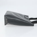 PRADA Tote Bag Leather Black Silver Auth 155205-4