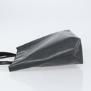 PRADA Tote Bag Leather Black Silver Auth 155205-5