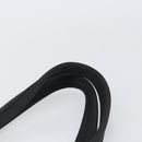 PRADA Tote Bag Leather Black Silver Auth 155205-8