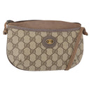 GUCCI GG Supreme Shoulder Bag PVC Beige 904 02 020 Auth 155207-1