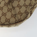 GUCCI GG Canvas Web Sherry Line Shoulder Bag Beige Red Green 181092 Auth 155208-10