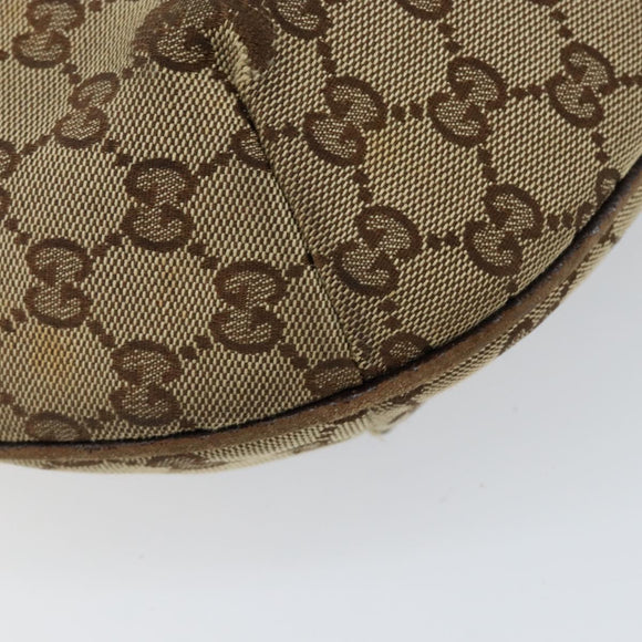 GUCCI GG Canvas Web Sherry Line Shoulder Bag Beige Red Green 181092 Auth 155208