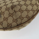 GUCCI GG Canvas Web Sherry Line Shoulder Bag Beige Red Green 181092 Auth 155208-12