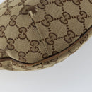 GUCCI GG Canvas Web Sherry Line Shoulder Bag Beige Red Green 181092 Auth 155208-13