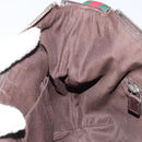 GUCCI GG Canvas Web Sherry Line Shoulder Bag Beige Red Green 181092 Auth 155208-22