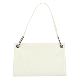 GUCCI Shoulder Bag Patent leather White 001 3034 2123 Auth 155209 - 0