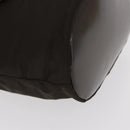 GUCCI Bamboo Hand Bag Nylon 2way Khaki Silver 003 2854 0060 5 Auth 155210-12