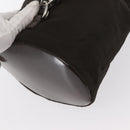 GUCCI Bamboo Hand Bag Nylon 2way Khaki Silver 003 2854 0060 5 Auth 155210-15