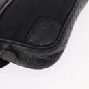 GUCCI Guccissima Waist bag Nylon Black 162417 Auth 155211-14