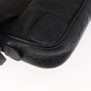 GUCCI Guccissima Waist bag Nylon Black 162417 Auth 155211-16