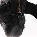 GUCCI Guccissima Waist bag Nylon Black 162417 Auth 155211-10