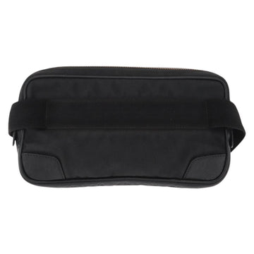 GUCCI Guccissima Waist bag Nylon Black 162417 Auth 155211 - 0