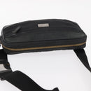 GUCCI Guccissima Waist bag Nylon Black 162417 Auth 155211-6