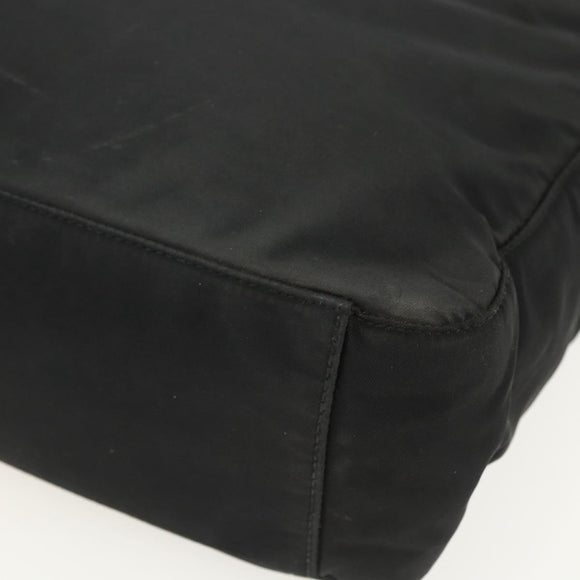 PRADA Tote Bag Nylon Black Auth 155212