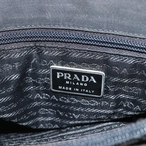 PRADA Tote Bag Nylon Black Auth 155212