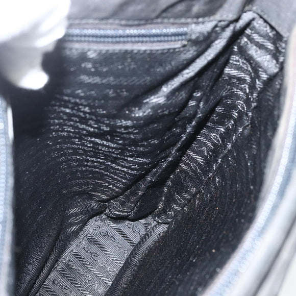 PRADA Tote Bag Nylon Black Auth 155212