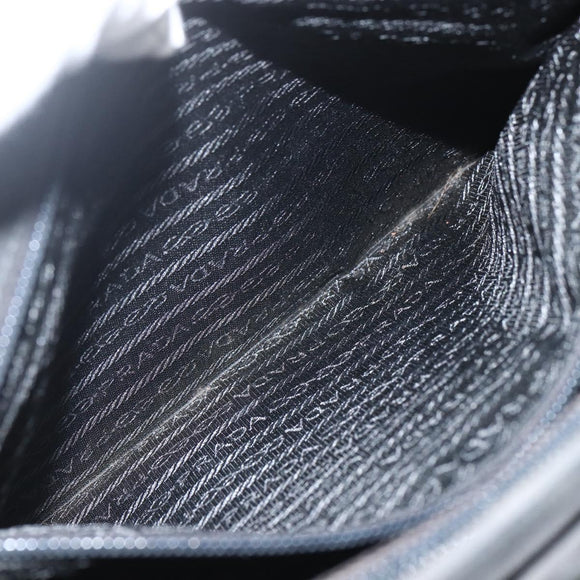 PRADA Tote Bag Nylon Black Auth 155212