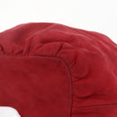 LOEWE Shoulder Bag Suede Red Auth 155213-15