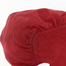 LOEWE Shoulder Bag Suede Red Auth 155213-16