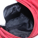 LOEWE Shoulder Bag Suede Red Auth 155213-12