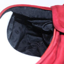 LOEWE Shoulder Bag Suede Red Auth 155213-18