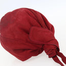 LOEWE Shoulder Bag Suede Red Auth 155213-6
