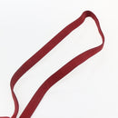 LOEWE Shoulder Bag Suede Red Auth 155213-8