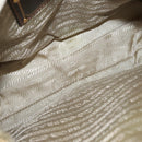PRADA Shoulder Bag Nylon Green Gold Auth 155214-20
