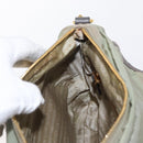 PRADA Shoulder Bag Nylon Green Gold Auth 155214-22