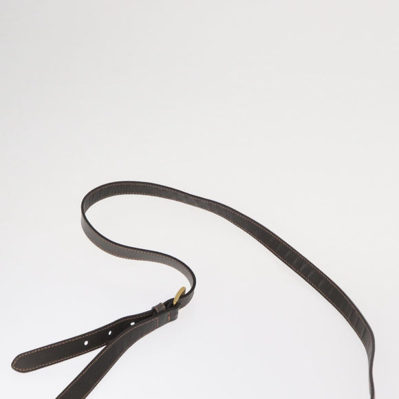 PRADA Shoulder Bag Nylon Green Gold Auth 155214