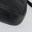 GUCCI Bamboo Hand Bag Leather 2way Black Gold 001 2854 1577 Auth 155217-12