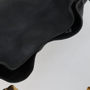 GUCCI Bamboo Hand Bag Leather 2way Black Gold 001 2854 1577 Auth 155217-6