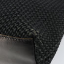 BOTTEGA VENETA Hand Bag Canvas Black Auth 155219-15