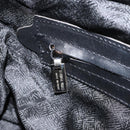 BOTTEGA VENETA Hand Bag Canvas Black Auth 155219-20