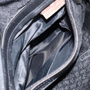 BOTTEGA VENETA Hand Bag Canvas Black Auth 155219-21