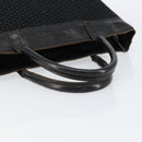 BOTTEGA VENETA Hand Bag Canvas Black Auth 155219-7