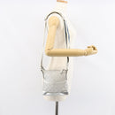 GUCCI GG Canvas Shoulder Bag Silver 147671 Auth 155220-22