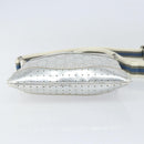 GUCCI GG Canvas Shoulder Bag Silver 147671 Auth 155220-5