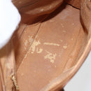 GUCCI Bamboo Hand Bag Leather 2way Brown Gold 000 1274 0290 Auth 155221-19