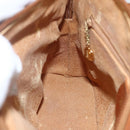 GUCCI Bamboo Hand Bag Leather 2way Brown Gold 000 1274 0290 Auth 155221-21