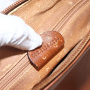 GUCCI Bamboo Hand Bag Leather 2way Brown Gold 000 1274 0290 Auth 155221-23