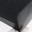 GUCCI GG Canvas Shoulder Bag Black Silver 001 3814 Auth 155222-9