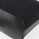 GUCCI GG Canvas Shoulder Bag Black Silver 001 3814 Auth 155222-14