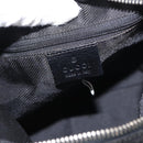 GUCCI GG Canvas Shoulder Bag Black Silver 001 3814 Auth 155222-17