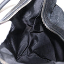 GUCCI GG Canvas Shoulder Bag Black Silver 001 3814 Auth 155222-19