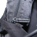 GUCCI GG Canvas Shoulder Bag Black Silver 001 3814 Auth 155222-20